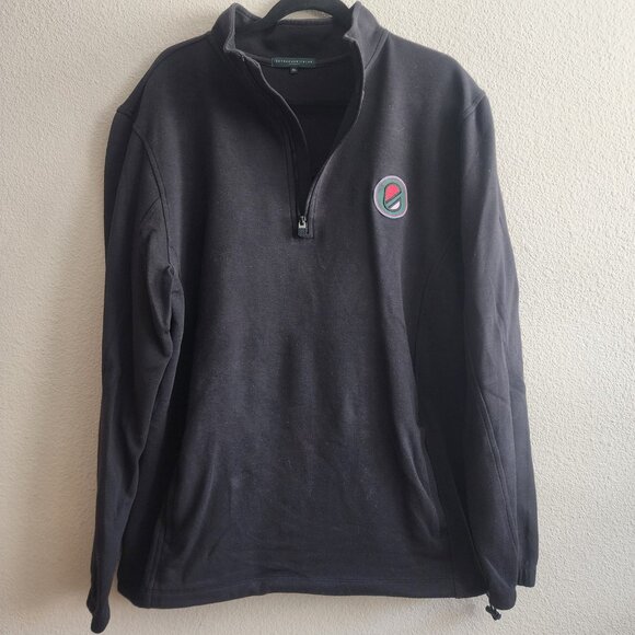 Extracurricular Pullover Sweater Mens XL Half Zip Organic Cotton Patch - Picture 5 of 11